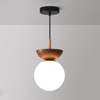 Vintora | Suspension En Fer Et Verre Au Design Élégant Et Aspect Bois Vintage | Valuna