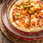 Plat à Four Céramique Sakura Peint à la Main | Motif Fleur de Cerisier | Valuna