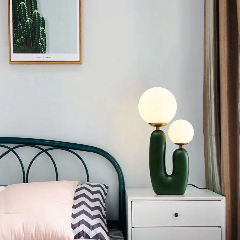 TwoLight | Lampe De Table Moderne À Double Globe | Valuna