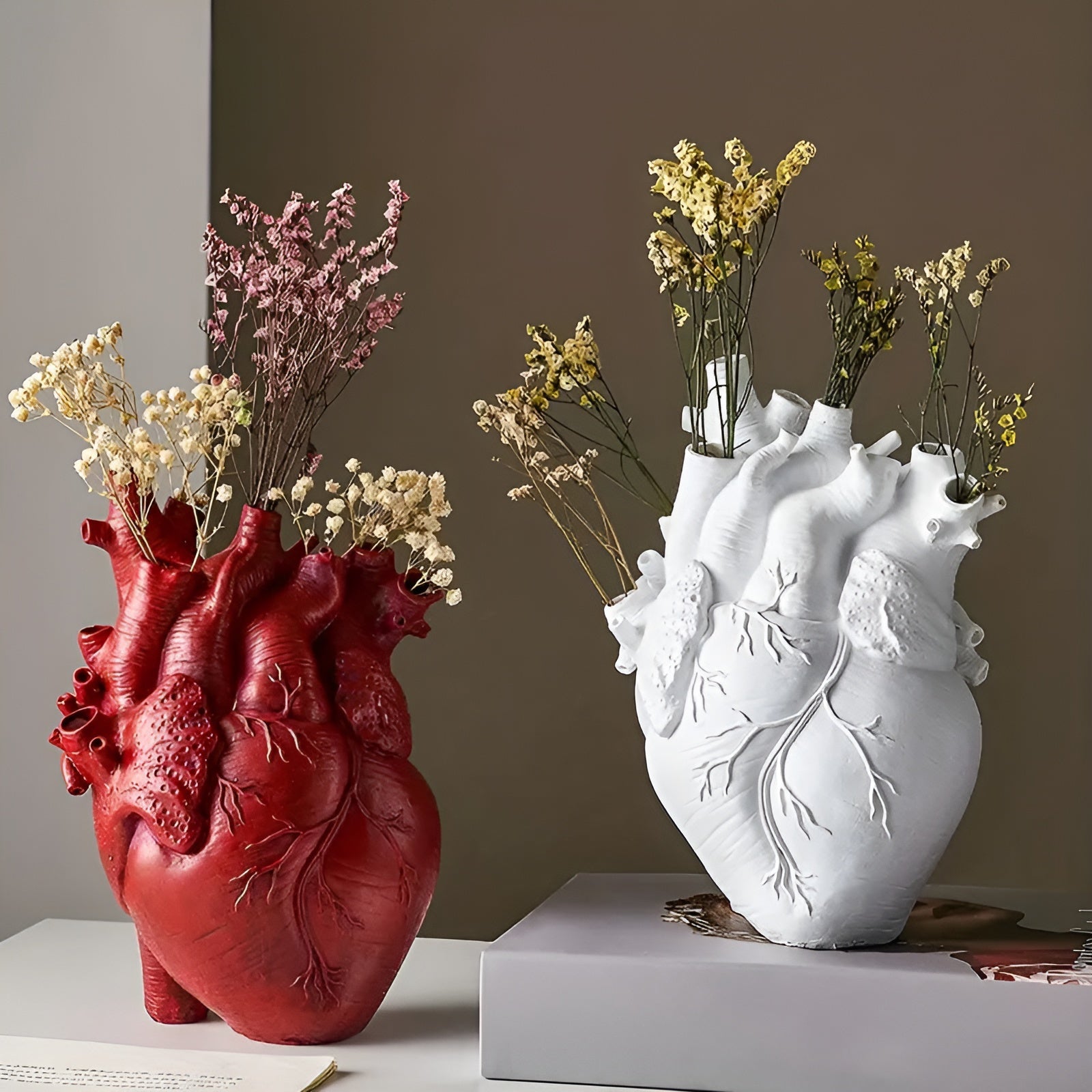 HeartBloom | Vase en Bambou en Forme de Cœur – Décoration Durable | Valuna
