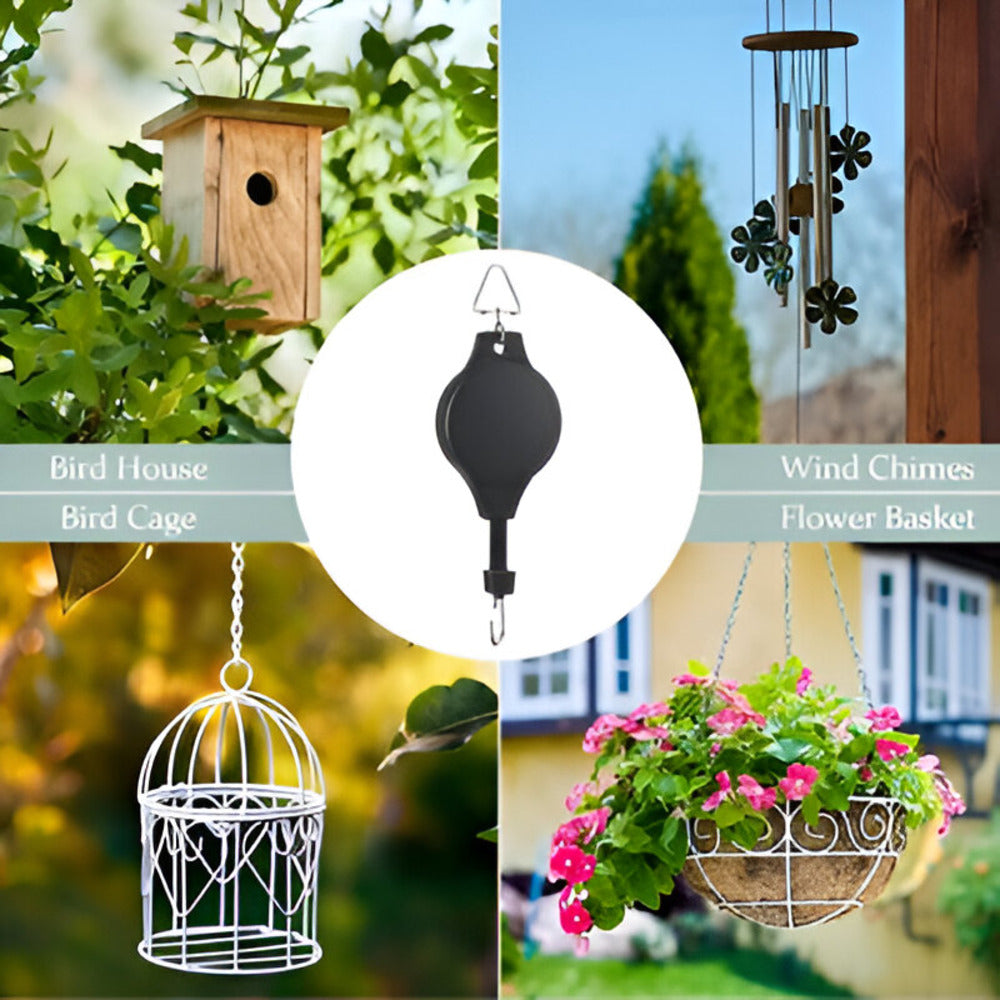 Chariot à Plantes Réglable | Système de Tirage Pour Intérieur et Extérieur | Valuna