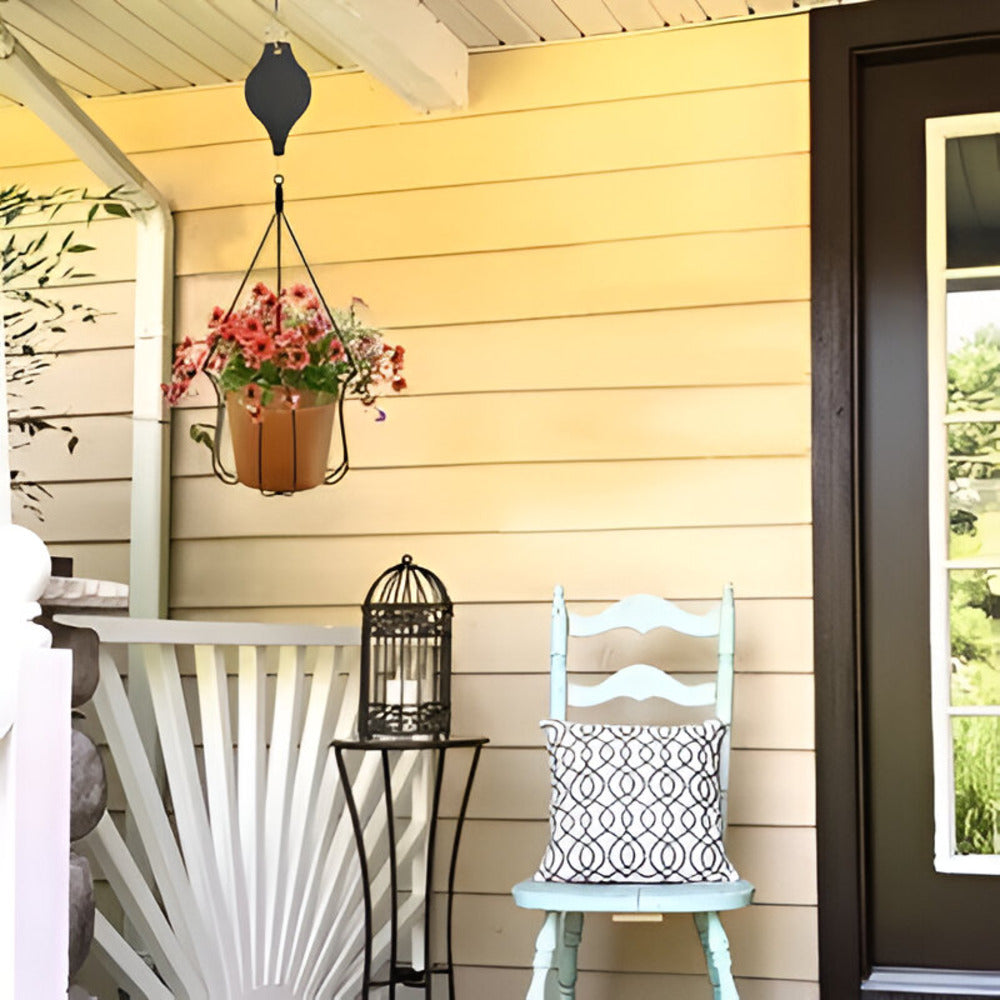 Chariot à Plantes Réglable | Système de Tirage Pour Intérieur et Extérieur | Valuna