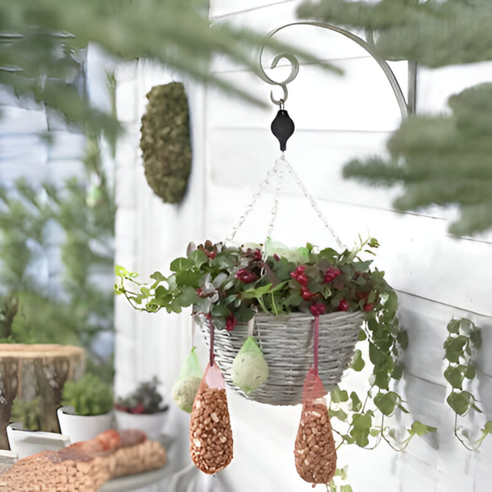 Chariot à Plantes Réglable | Système de Tirage Pour Intérieur et Extérieur | Valuna