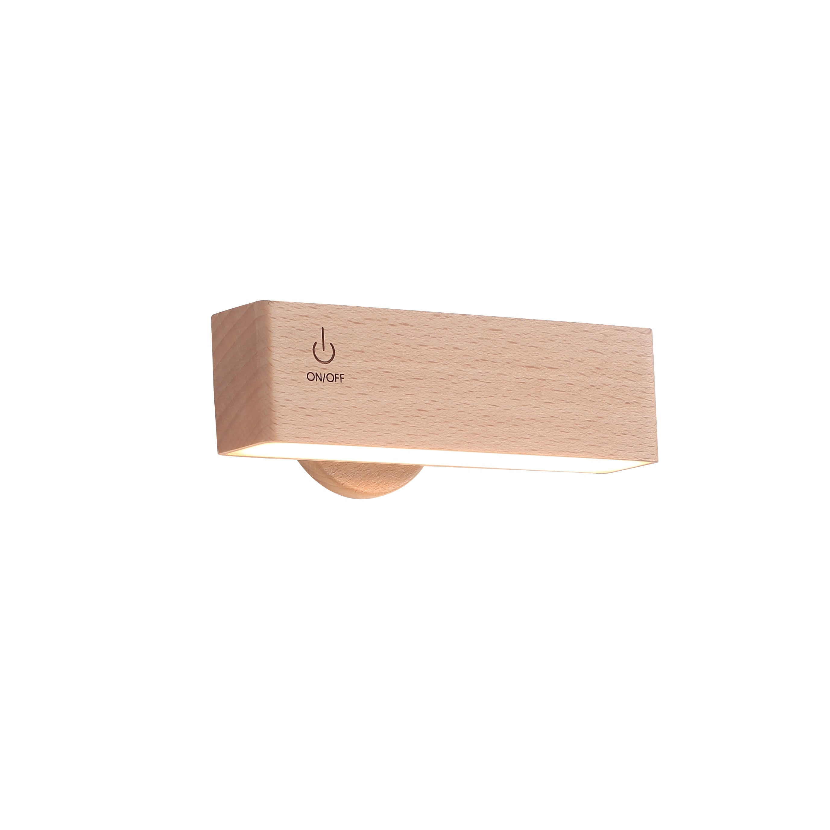 Lampe Murale Sans Fil Berk | Bois de Bouleau Lumineux | Valuna