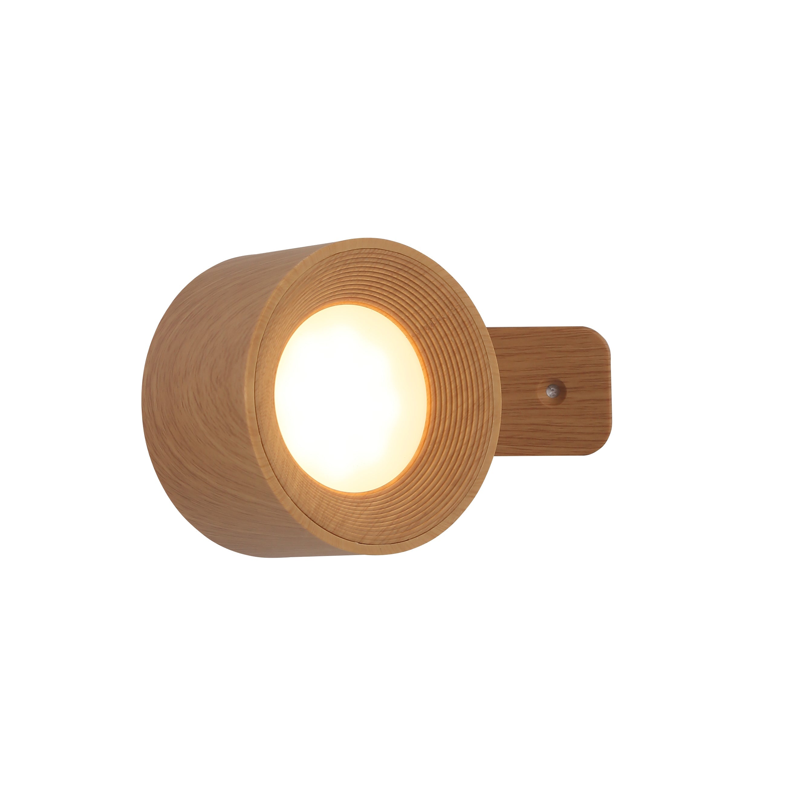 Lampe Murale Magnétique Ticky | Aspect Bois | Valuna