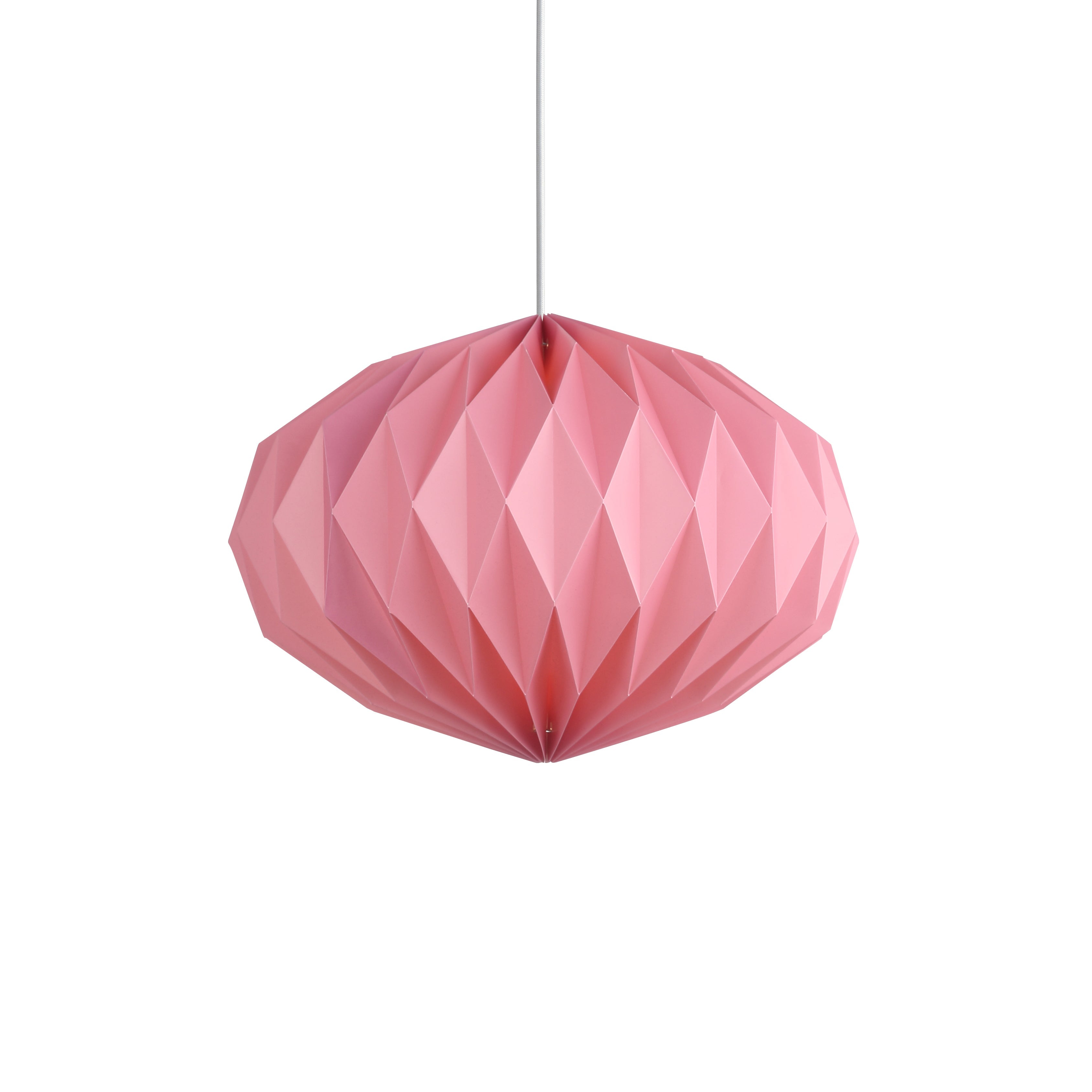 Lune Oblong | Suspension Rose Au Design Élégant | Valuna