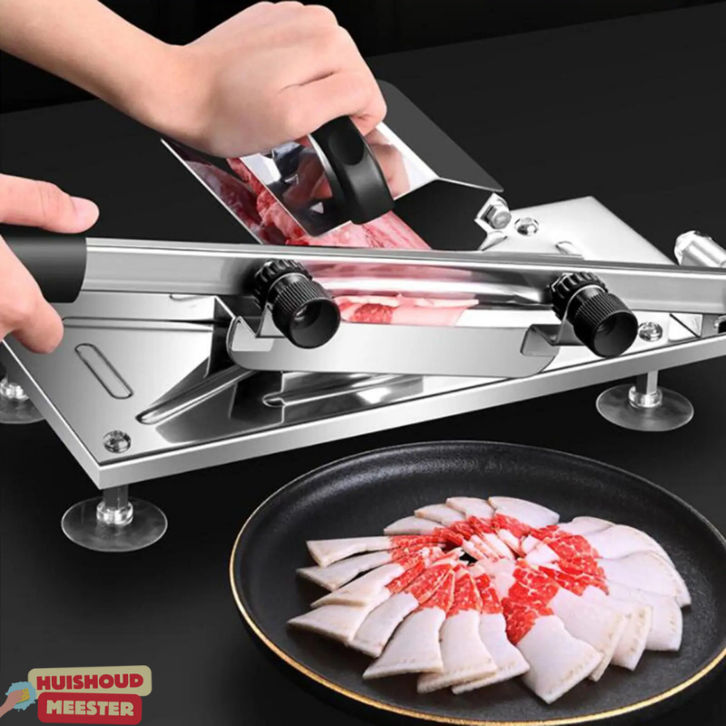 KitchenSlicer | Trancheuse Professionnelle Pour La Maison En Acier Inoxydable Avec Lame Réglable | Valuna