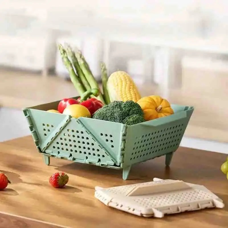 Panier d’Évier Pliable FlexiDrain | Crépine Gain de Place à Séchage Rapide | Valuna