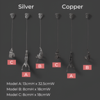 Set d'Art Mural Créatif | Ornement Décoratif d'Homme Grimpant pour Une Esthétique de Vie Unique | Valuna