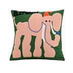 Animaux Brodés | Housse De Coussin Décorative Artisanale | Valuna