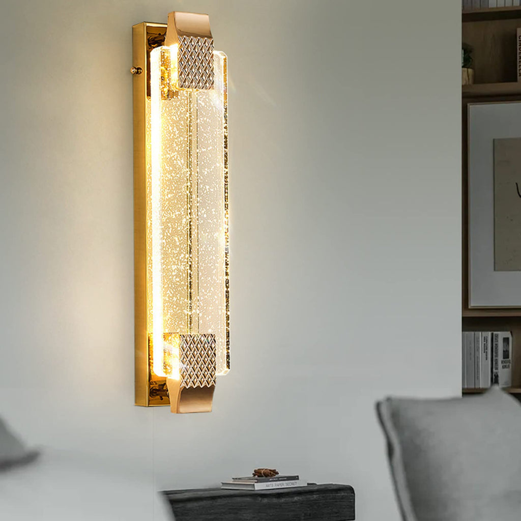 LuxeLine | Applique Murale en Cristal Dimmable | Valuna