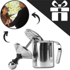 Fouet à Lait Manuel en Acier Inoxydable | Pichet 400 ml à Double Maille | Valuna