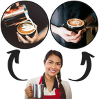 Pichet à Lait en Acier Inox | Fouet Manuel pour Cappuccino & Espresso | Valuna