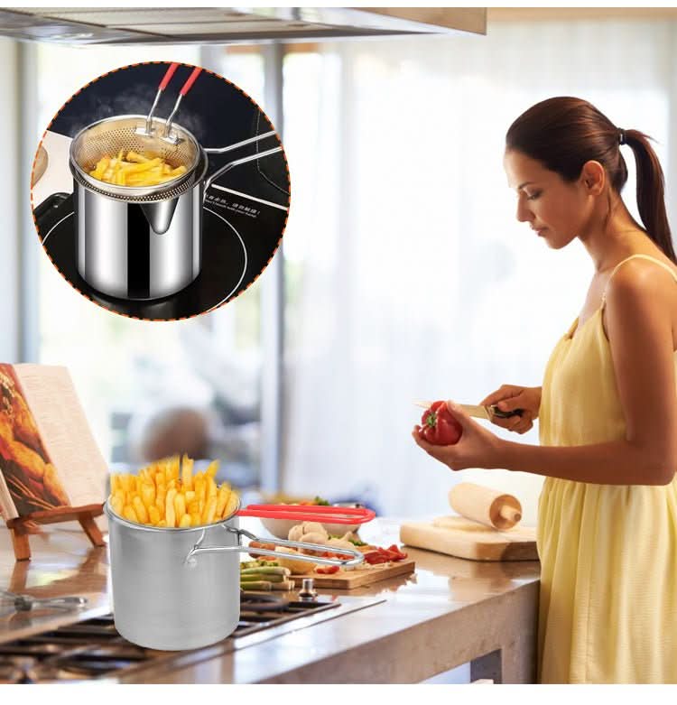 CrispyFry | Friteuse En Acier Inoxydable Pour Une Cuisson À Faible Teneur En Graisse Et Cuisine Polyvalente | Valuna