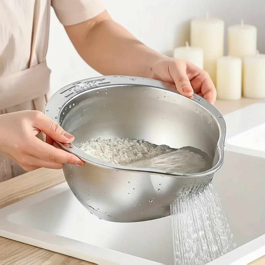 DuraBowl | Passoire En Acier Inoxydable Pour Riz, Fruits Et Légumes | Valuna