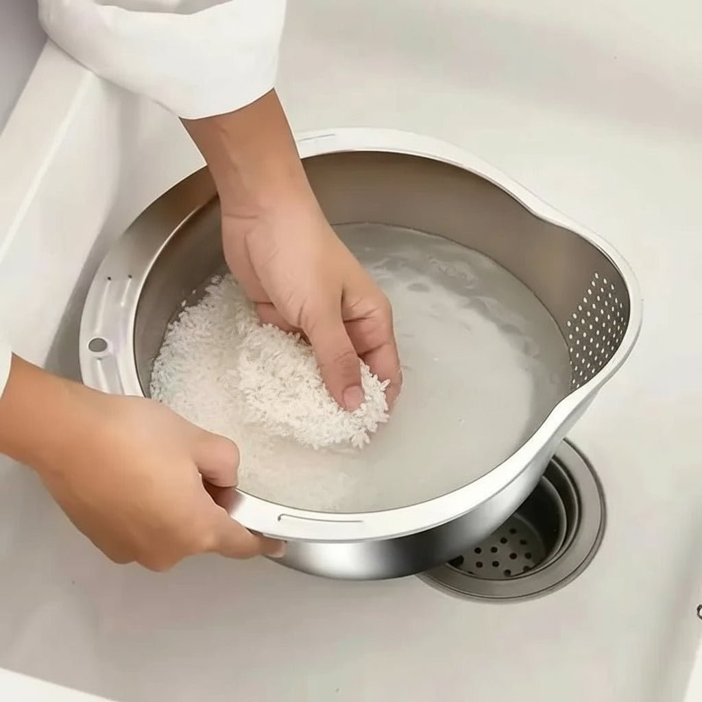 DuraBowl | Passoire En Acier Inoxydable Pour Riz, Fruits Et Légumes | Valuna