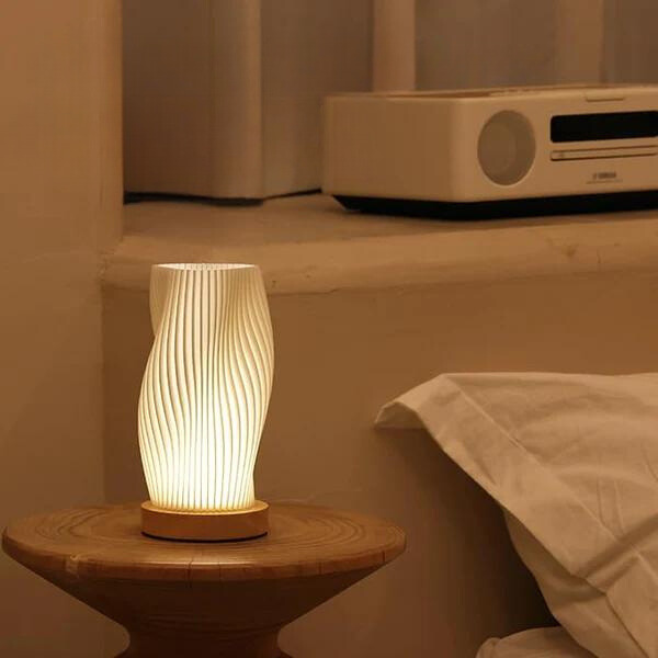 Lampe | Serene Wavecrest Élégante et Apaisante | Valuna
