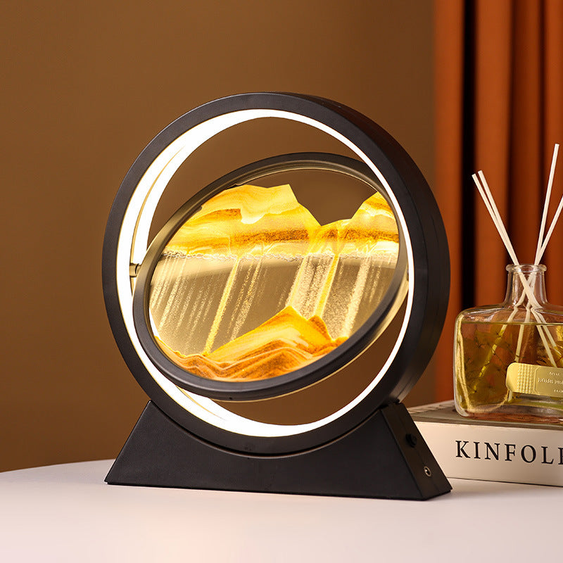 LEDTimeSand | Sablier 3D avec Éclairage LED – Œuvre d'Art Mobile & Lumière Ambiance | Valuna
