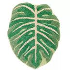 GreenMonstera | Tapis Motif Monstera & Feuille De Bananier – Antidérapant & Facile d’Entretien | Valuna