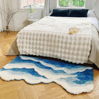 OceanWave | Tapis Océan Vague – Design Apaisant & Moderne | Valuna
