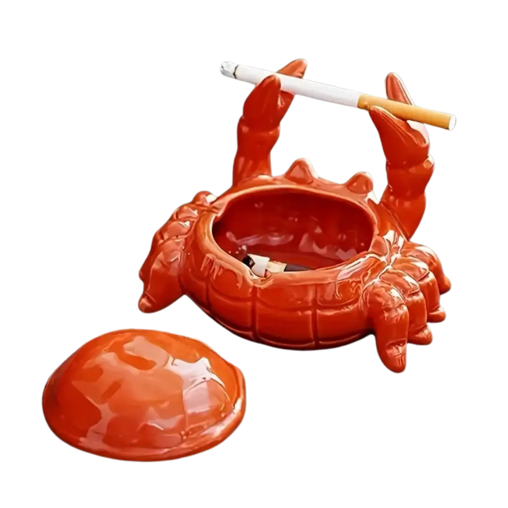 KrabbeAskebæger | Keramisk Askebæger Til Stilfuld Indretning | Valuna