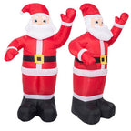 Père Noël Gonflable | Décoration De Noël Avec Lumières LED | Valuna