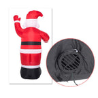 Père Noël Gonflable | Décoration De Noël Avec Lumières LED | Valuna