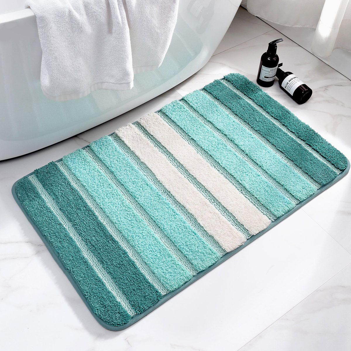 Microfibre Absorbante | Tapis De Bain Doux Et Pratique | Valuna