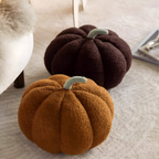 Coussin Citrouille | Coussin en Peluche Texturé Citrouille | Valuna
