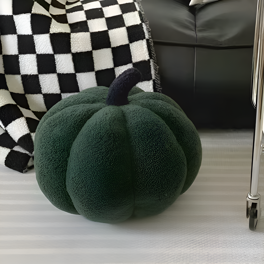 Coussin Citrouille | Coussin en Peluche Texturé Citrouille | Valuna