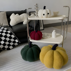 Coussin Citrouille | Coussin en Peluche Texturé Citrouille | Valuna