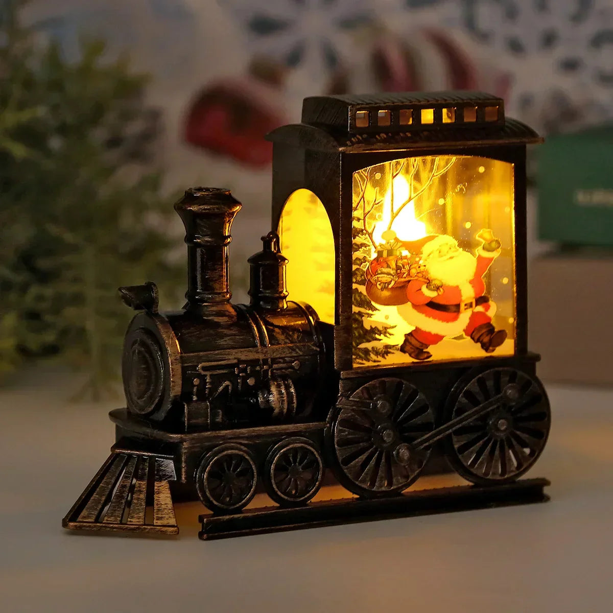RetroTrainGlow | Nostalgisk Vintage Lampe | Valuna