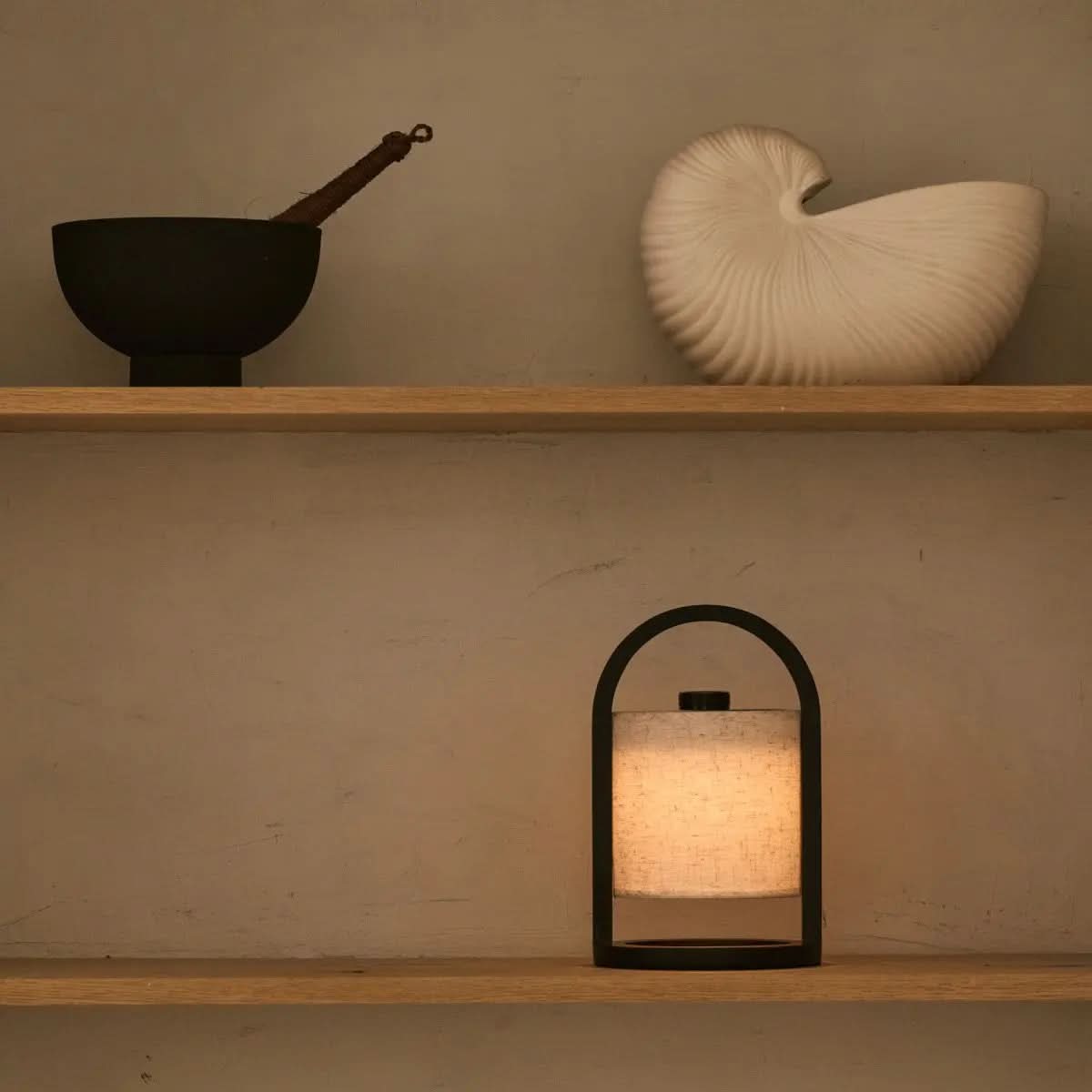 LichtWunder Bois | Lampe De Table Sans Fil En Bois Naturel | Valuna