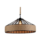 RopeGlow | Lampe Suspendue Rustique Moderne Pour Salon & Salle À Manger | Valuna