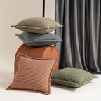 HeritaLuxe | Housse de Coussin Pied-de-Poule Classique – Élégance Intemporelle & Chic | Valuna