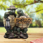 Mystic Turtle | Sculpture De Tortue Envoûtante Pour Une Décoration De Jardin Magique | Valuna