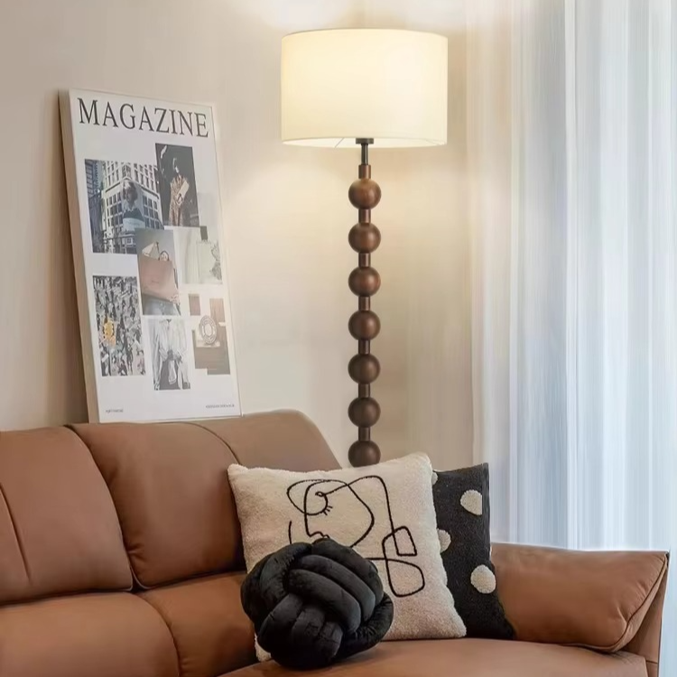 Lampe Sur Pied En Bois Style Japandi - Valuna