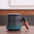 CeramiTea | Tasse À Thé En Céramique Avec Infuseur Et Couvercle Pour Une Infusion Parfaite | Valuna