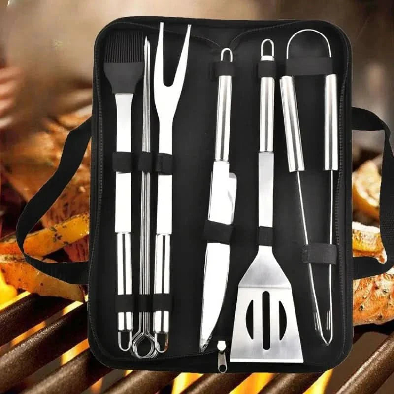 GrillMaster | Ensemble D’Outils BBQ Complet Pour Un Barbecue Stylé | Valuna