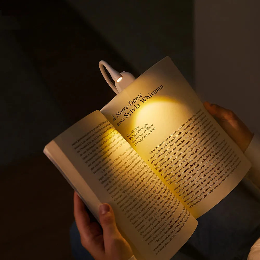Lampe De Lecture Led Portable À Clip | Valuna