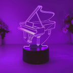 PianoGlow | Lampe de Nuit 3D – Ambiance Musicale & Design Innovant | Valuna