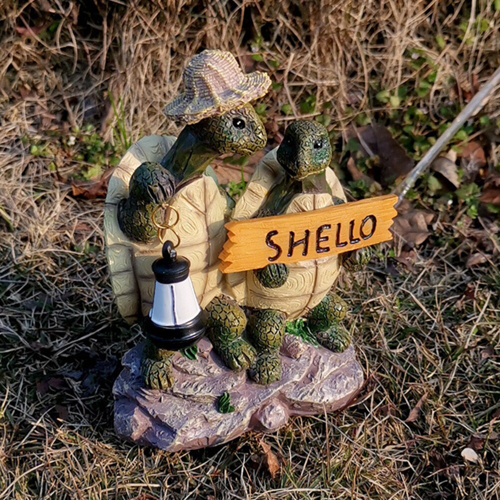Mystic Turtle | Sculpture De Tortue Envoûtante Pour Une Décoration De Jardin Magique | Valuna