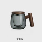 TeaModern | Tasse À Thé En Verre Avec Filtre Et Couvercle Pour Infusions Précises | Valuna