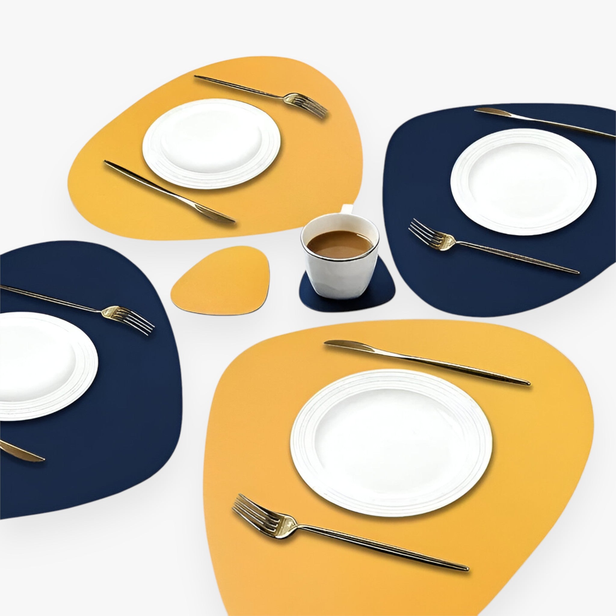 Sous-Assiettes Réversibles | Protection Élégante Pour Chaque Table | Valuna