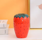 Strawberry Art | Décoration Artistique De Vase En Forme De Fraise | Valuna