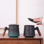 CeramiTea | Tasse À Thé En Céramique Avec Infuseur Et Couvercle Pour Une Infusion Parfaite | Valuna