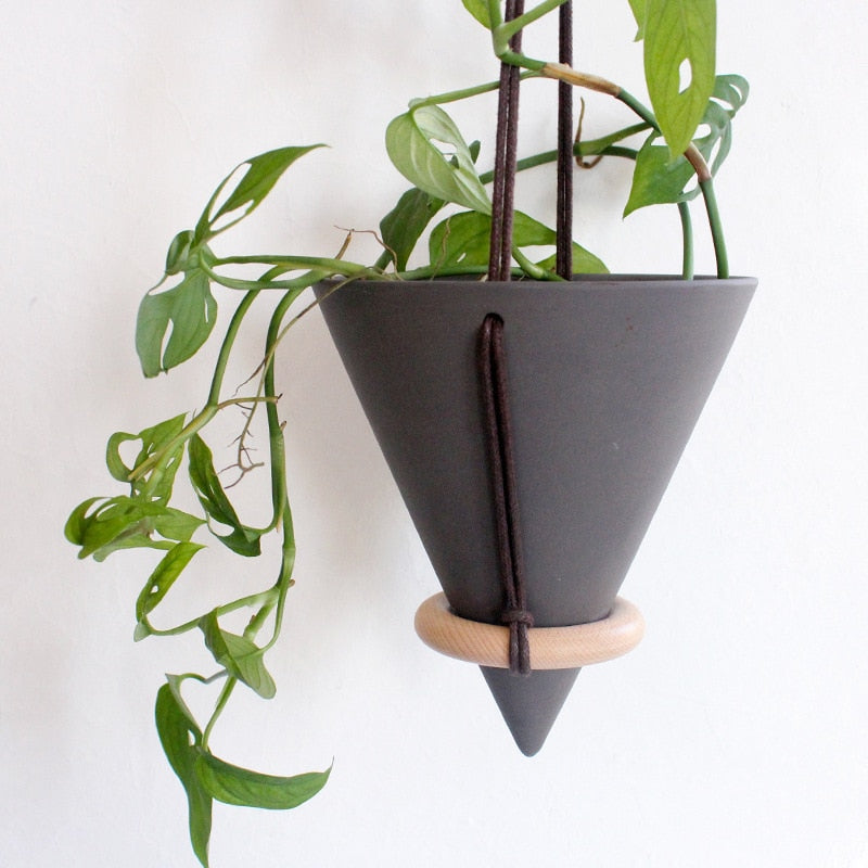 Boho Ceramic | Vases Suspendus Créatifs En Céramique Pour Jardin Et Intérieur | Valuna