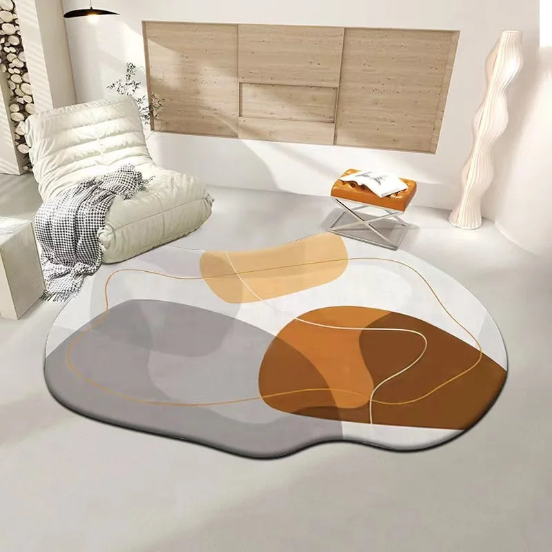 Un Style De Vie Unique | Tapis En Cachemire Irrégulier Pour Des Espaces Modernes | Valuna