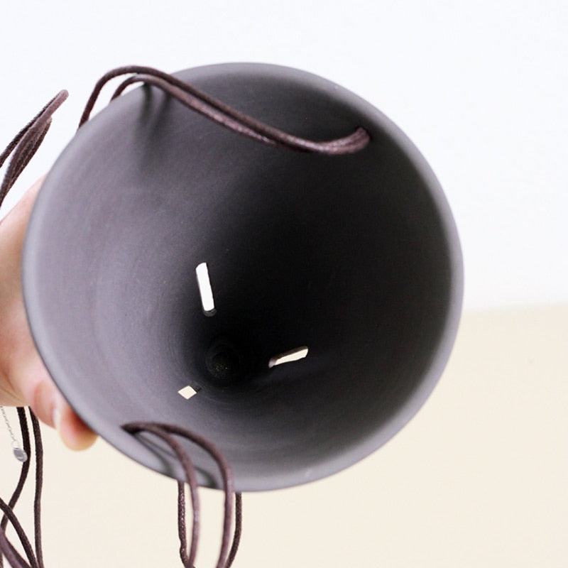 Boho Ceramic | Vases Suspendus Créatifs En Céramique Pour Jardin Et Intérieur | Valuna