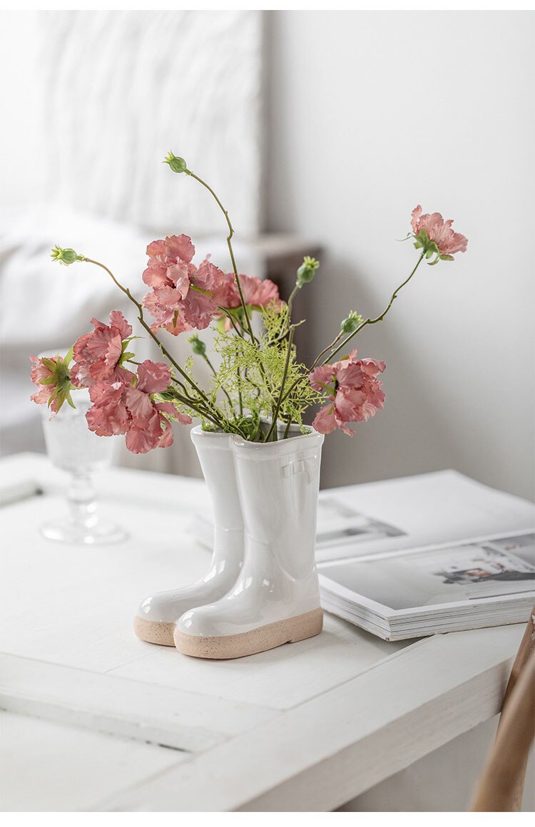 Bootique | Vase En Céramique Inspiré Des Bottes En Caoutchouc | Valuna